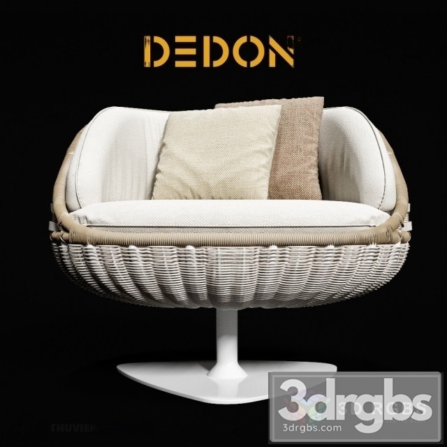 Dedon Garden Armchair 3dsmax Download - thumbnail 1