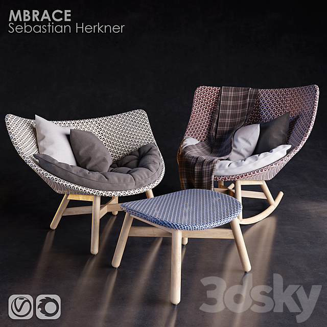 DEDON MBRACE 3DSMax File - thumbnail 1