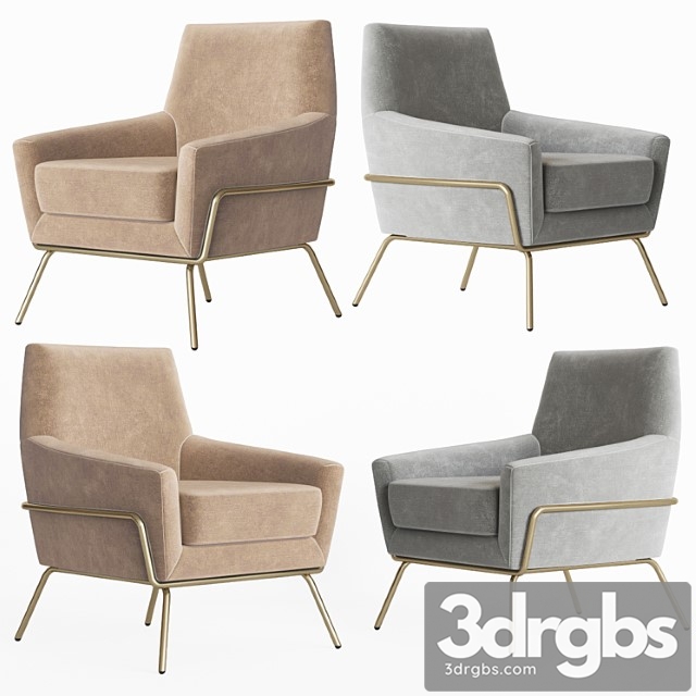 Deephouse Amsterdam Armchair 3dsmax Download - thumbnail 1