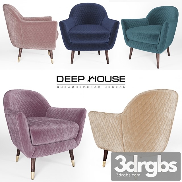 Deephouse chair 4 3dsmax Download - thumbnail 1