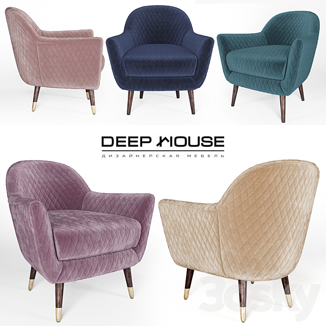 deephouse chair 4 3DSMax File - thumbnail 1