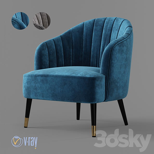 Deephouse. Leicester chair. 3DSMax File - thumbnail 1