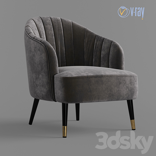 Deephouse. Leicester chair. 3DSMax File - thumbnail 2