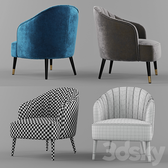 Deephouse. Leicester chair. 3DSMax File - thumbnail 3