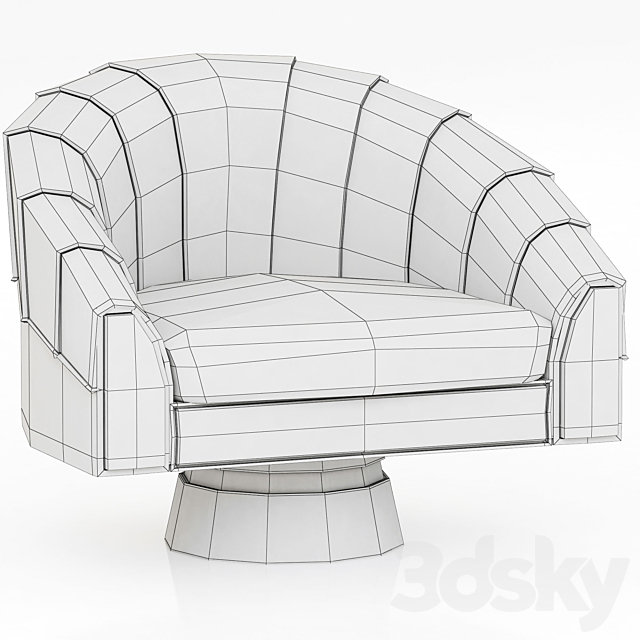 Delightfull Betania Armchair 3DSMax File - thumbnail 3