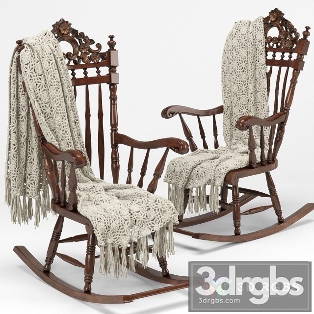 Derrys Rocking Chair 3dsmax Download - thumbnail 1