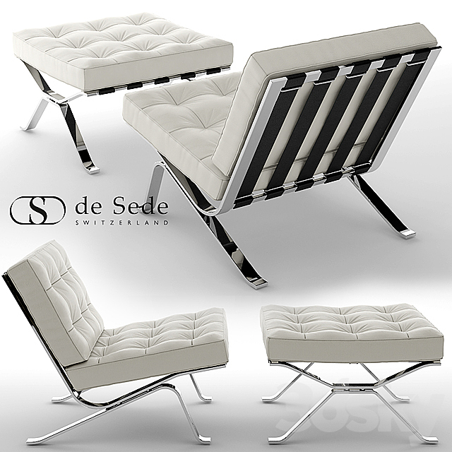 desede RH-30101 CHAIR 3DS Max Model - thumbnail 2