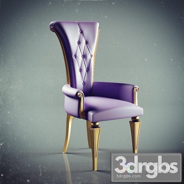 Desire Capitonne Armchair 3dsmax Download - thumbnail 1