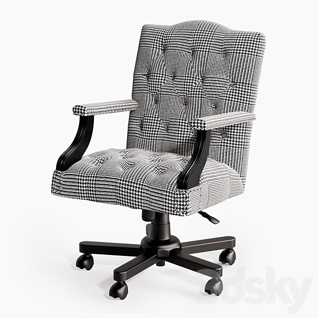 Desk Chair Burchell 3ds Max - thumbnail 1