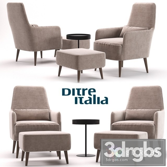 Detre Ray Armchair 3dsmax Download - thumbnail 1