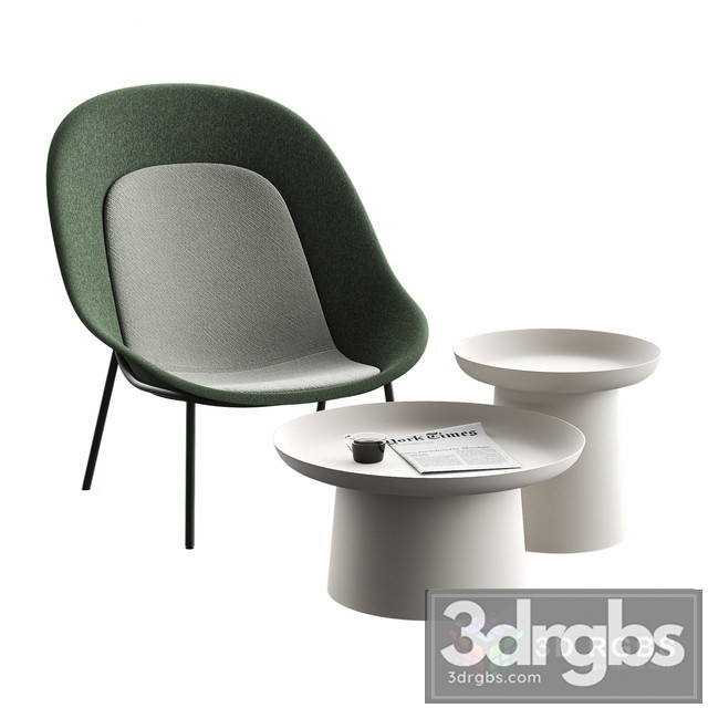 Devorm Nook Armchair 3dsmax Download - thumbnail 1