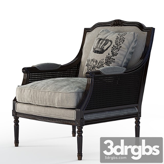 Dialma brown armchair db002975 3dsmax Download - thumbnail 1