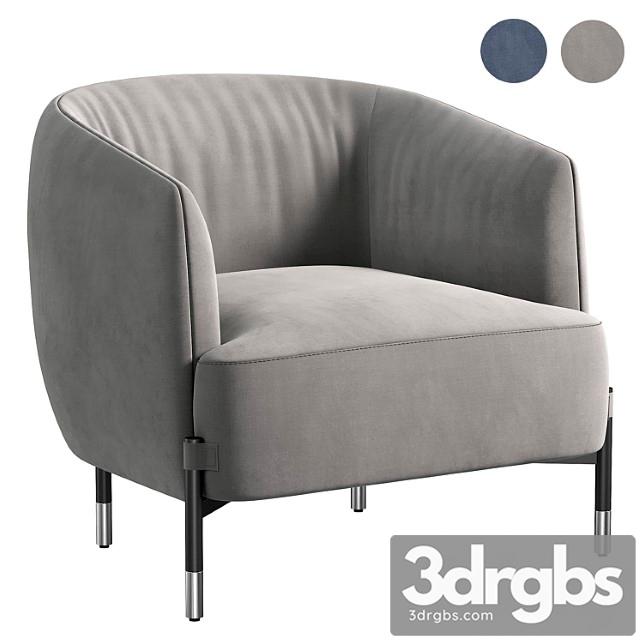 Diga Nicoline Armchair 2 3dsmax Download - thumbnail 1