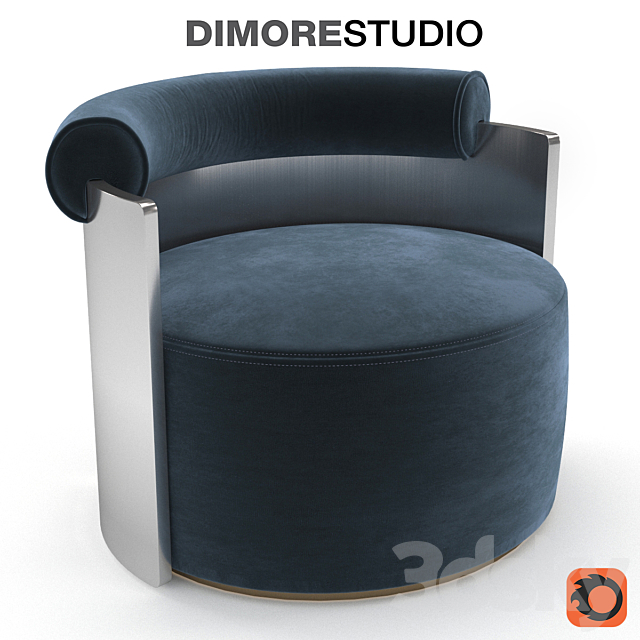 DIMORESTUDIO Poltrona 081 3DSMax File - thumbnail 1