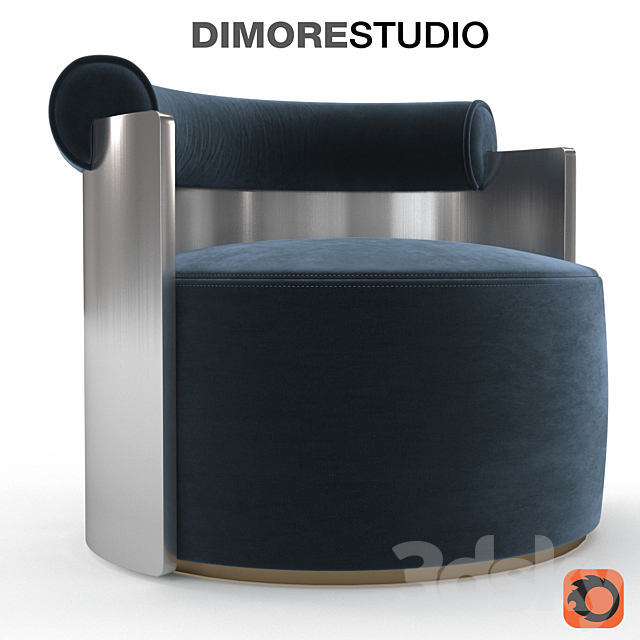 DIMORESTUDIO Poltrona 081 3DSMax File - thumbnail 2