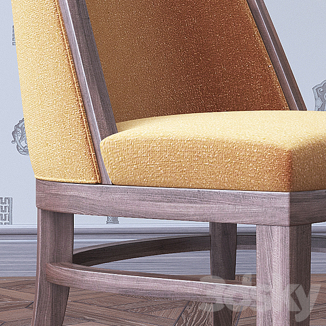 Dining chair 3DS Max Model - thumbnail 3