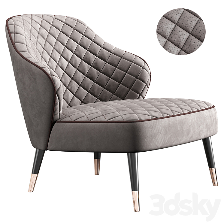 DION armchair 3DS Max - thumbnail 1