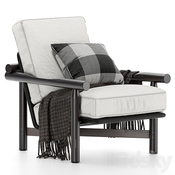 District eight still armchair 3DS Max - thumbnail 1