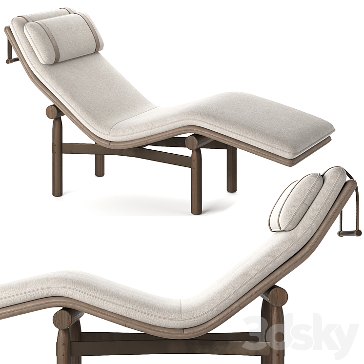 District Eight Stilt Chaise Lounge 3DS Max Model - thumbnail 2