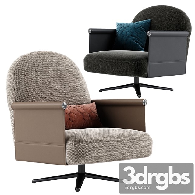 Ditre Italia Beyl Armchair 3dsmax Download - thumbnail 1