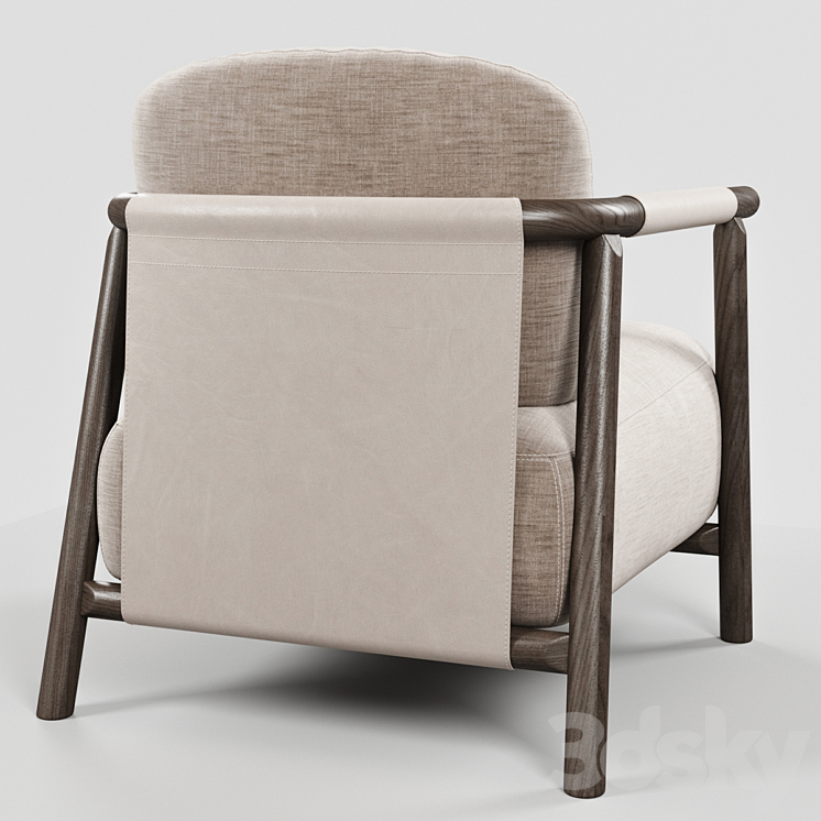 Ditreitalia NATHY armchair 3DS Max - thumbnail 2