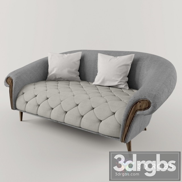 Divan Vahik Armchair 3dsmax Download - thumbnail 1