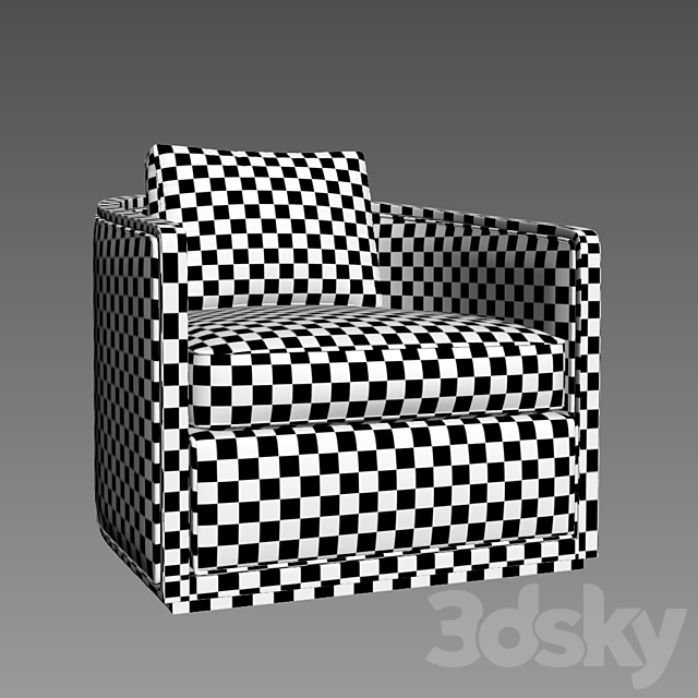 DIXON CHAIR 3ds Max - thumbnail 3