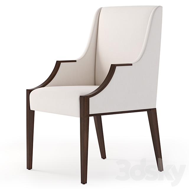 Dmitriy & Co Lisse ArmChair 3ds Max - thumbnail 2