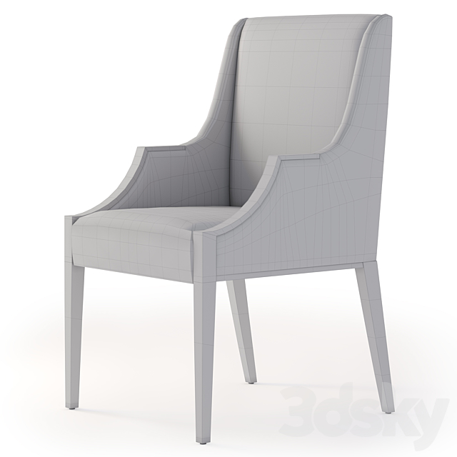 Dmitriy & Co Lisse ArmChair 3ds Max - thumbnail 3