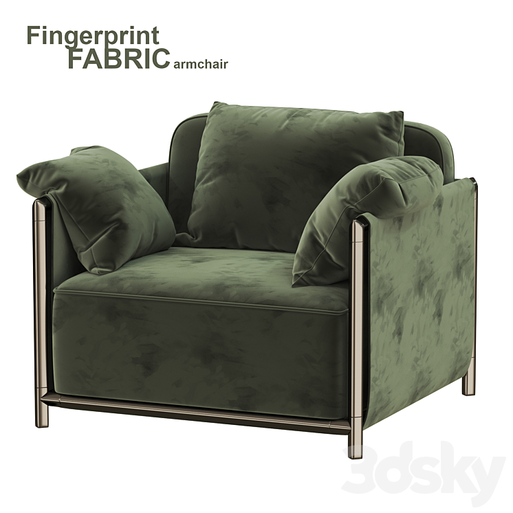 DODO Armchair by GHIDINI1961 3DS Max Model - thumbnail 1