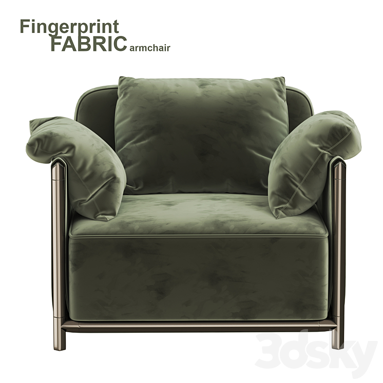 DODO Armchair by GHIDINI1961 3DS Max Model - thumbnail 2