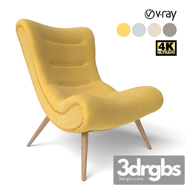 Dolce Vita Kreslo 1 3dsmax Download - thumbnail 1