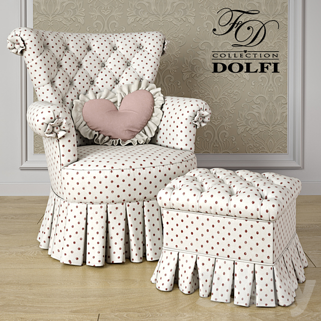 Dolfi Antony poltrona armchair 3DSMax File - thumbnail 1