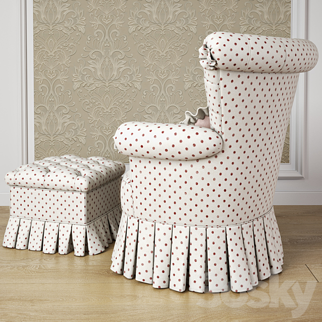 Dolfi Antony poltrona armchair 3DSMax File - thumbnail 2