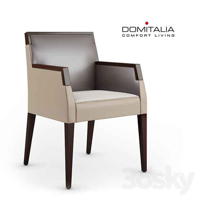 Domitalia – Ariel-Pi Armchair 3ds Max - thumbnail 1