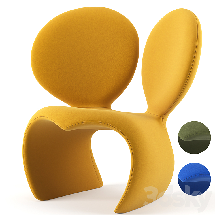 Don-t F**k With The Mouse Armchair By Qeeboo 3DS Max Model - thumbnail 1