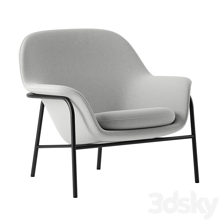 Drape Lounge Chair by Normann Copenhagen 3DS Max Model - thumbnail 3