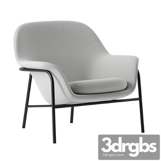 Drape Lounge Chair By Normann Copenhagen 3dsmax Download - thumbnail 1