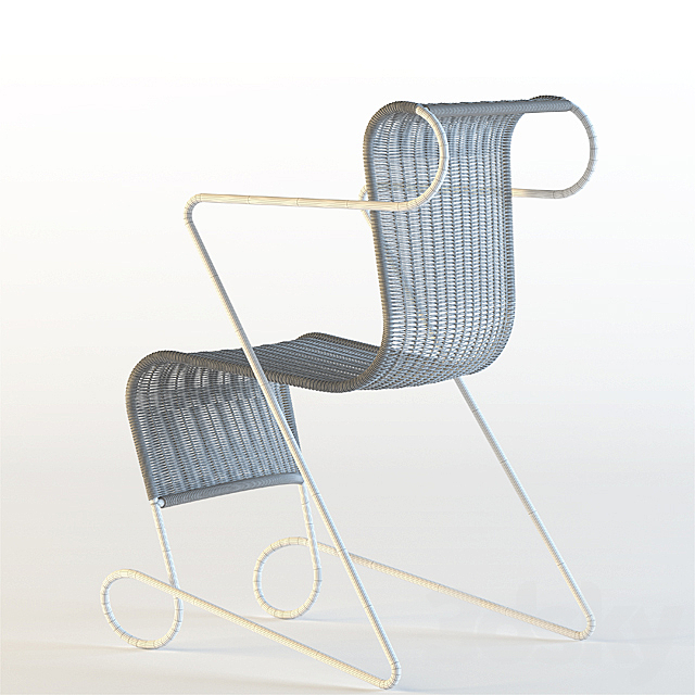 driade _ zigo easychair 3DSMax File - thumbnail 3