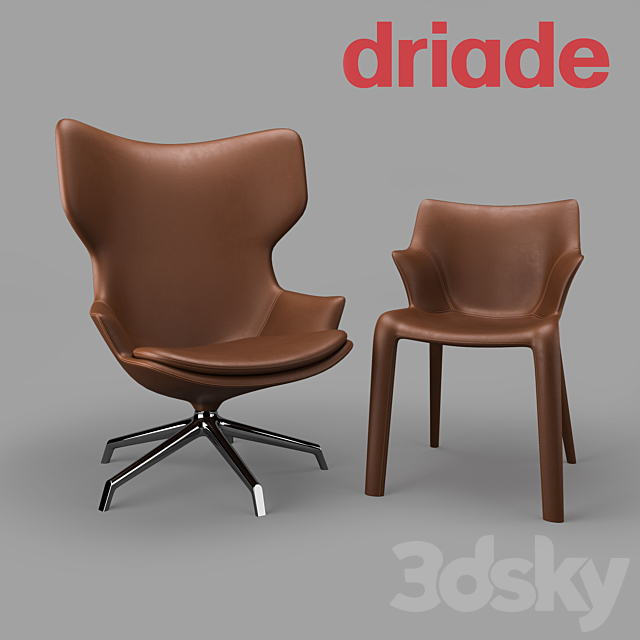 Driade Lou speak eat 3ds Max - thumbnail 1