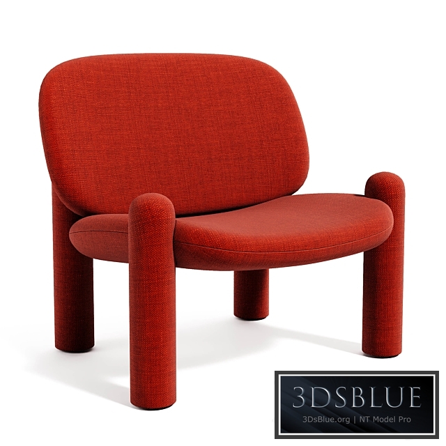 Driade tottori armchair 3DS Max - thumbnail 3