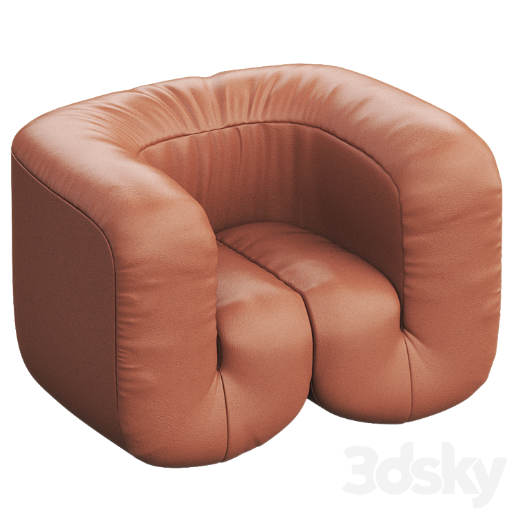 DS-707 Leather armchair By de Sede 3DS Max Model - thumbnail 3