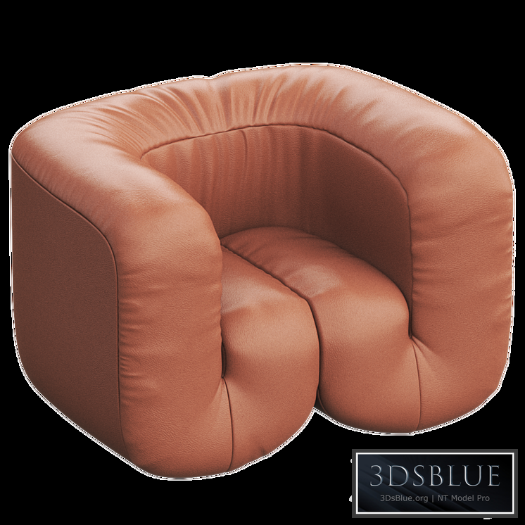 DS-707 Leather armchair By de Sede 3DS Max - thumbnail 3