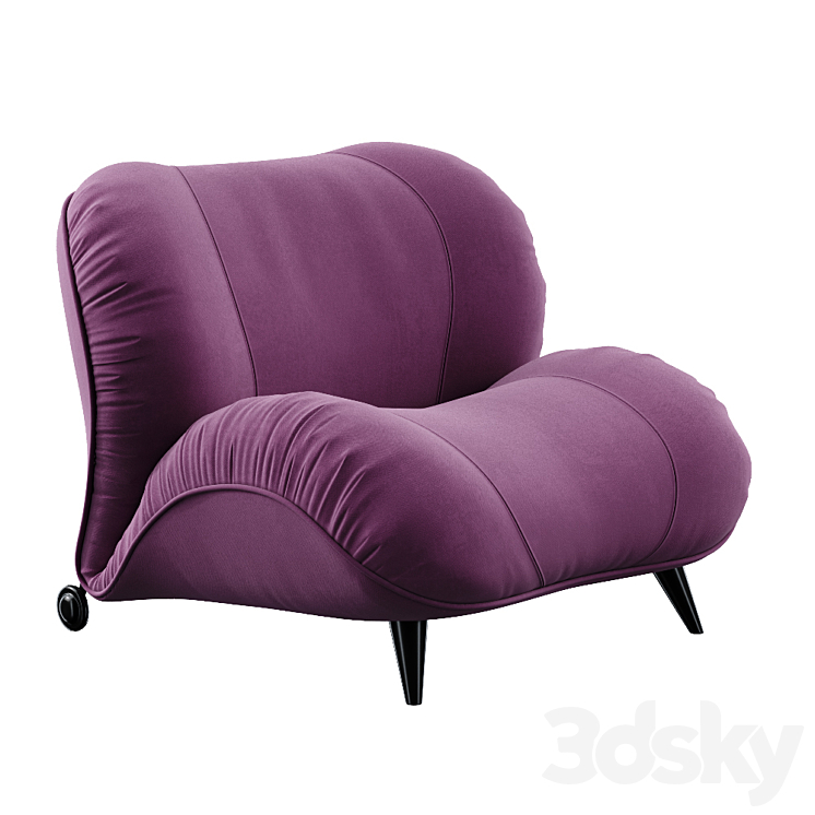 Dumbo armrmchair 3DS Max - thumbnail 2