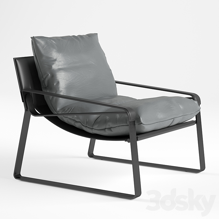 Dunhill chair 3DS Max - thumbnail 2