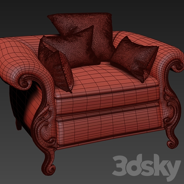 Duresta wolfgang angelica 3DS Max Model - thumbnail 3