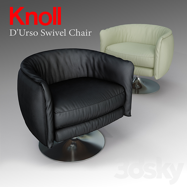 D’Urso Swivel Chair 3DSMax File - thumbnail 1