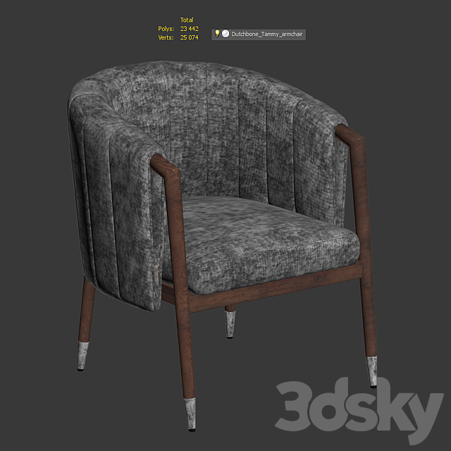 Dutchbone’s Tammy chair 3DSMax File - thumbnail 3