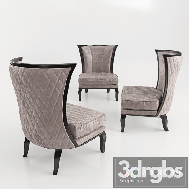 DVH Byron Armchair 3dsmax Download - thumbnail 1