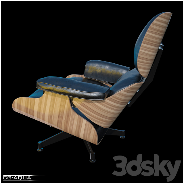 Eames chair 3DS Max Model - thumbnail 3